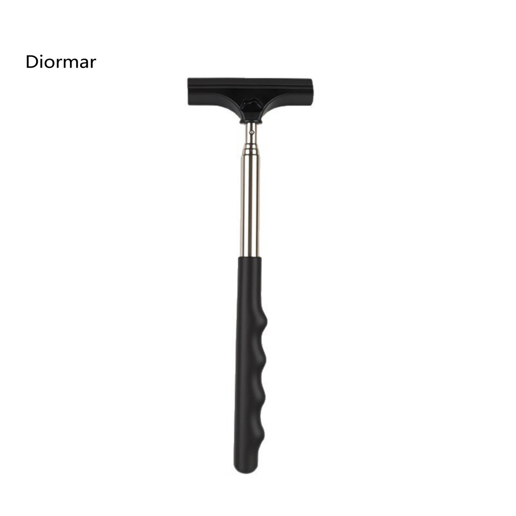 Scratch-free Glass Scraper Soft Rubber Squeegee Car Windshield Water Stainless Steel Telescoping with Blade – Portable