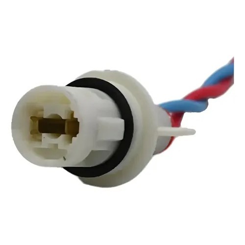 Conector Plug Chicote Soquete Lampada Luz De Placa Vw Up Branco