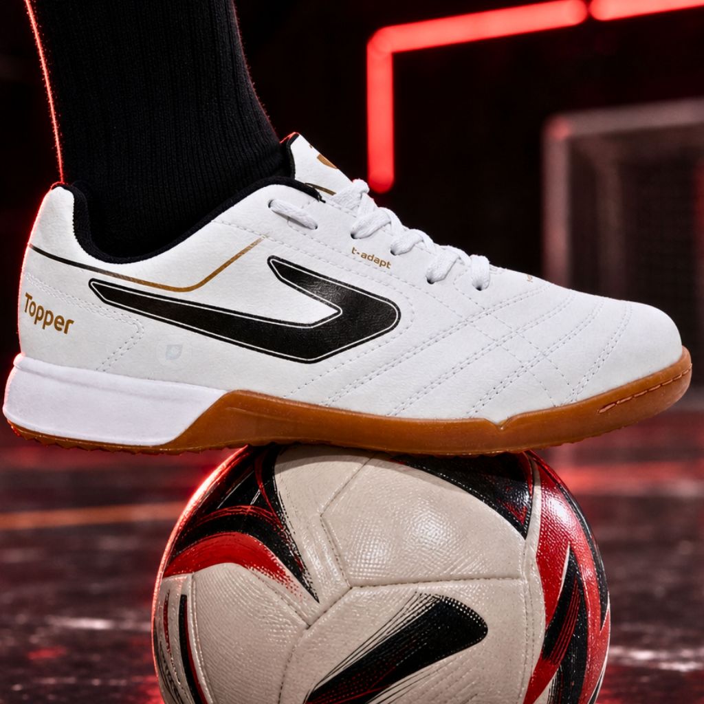 Chuteira Futsal Topper Maestro Pro V Salão Indoor Quadra Profissional Original Resistente Reforçada