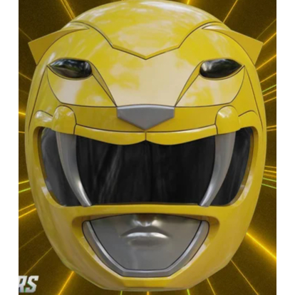 CAPACETE RANGER AMARELA (YELLOW RANGER) – POWER RANGERS | COSPLAY E DECORAÇÃO 3D