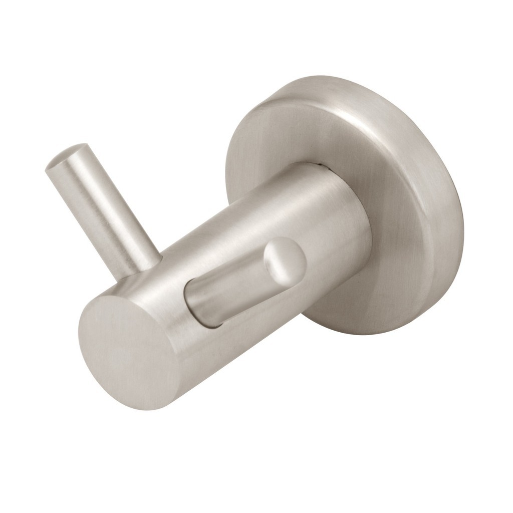 Suporte Porta Toalha Cabide Duplo Banheiro Inox Escovado Parede Toalheiro