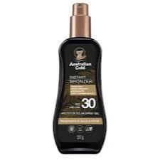 Australian Gold Instant Bronzer Spray Gel Sunscreen SPF30 237ml