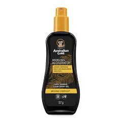 Acelerador de Bronzeado Corporal Gel Clear Spray Australian Gold 237G