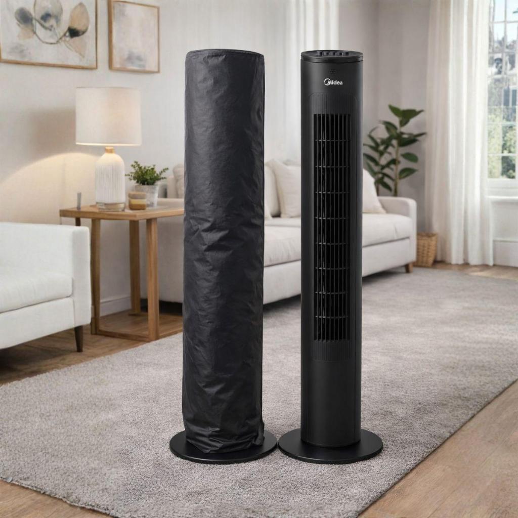 Capa Para Ventilador Climatizador De Torre Proteção Contra Água Poeira Corino Impermeável