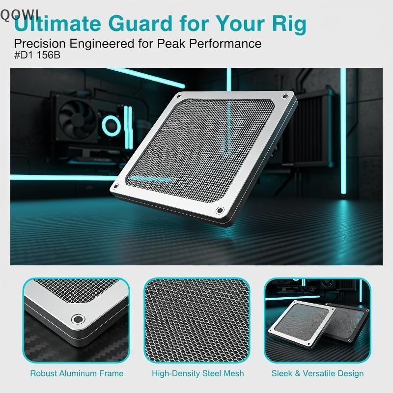 qo Ventilador De Metal Filtro De Poeira Net Anti-Risco Capa De Proteção De Dissipação De Calor 6/8/9/12cm Para Desktop P