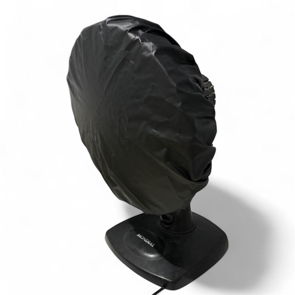 Capa Proteção de Ventilador Preta Impermeável Antipoeira Vários Tamanhos