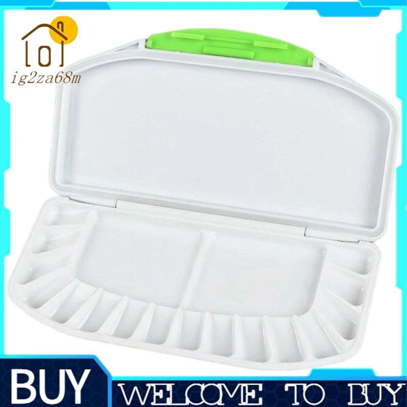 Paleta Hermética De Aquarela Com 16 Grades De Cores , 2 Compartimentos De Área De Mistura-Ideal Para Pintores Acrílicos