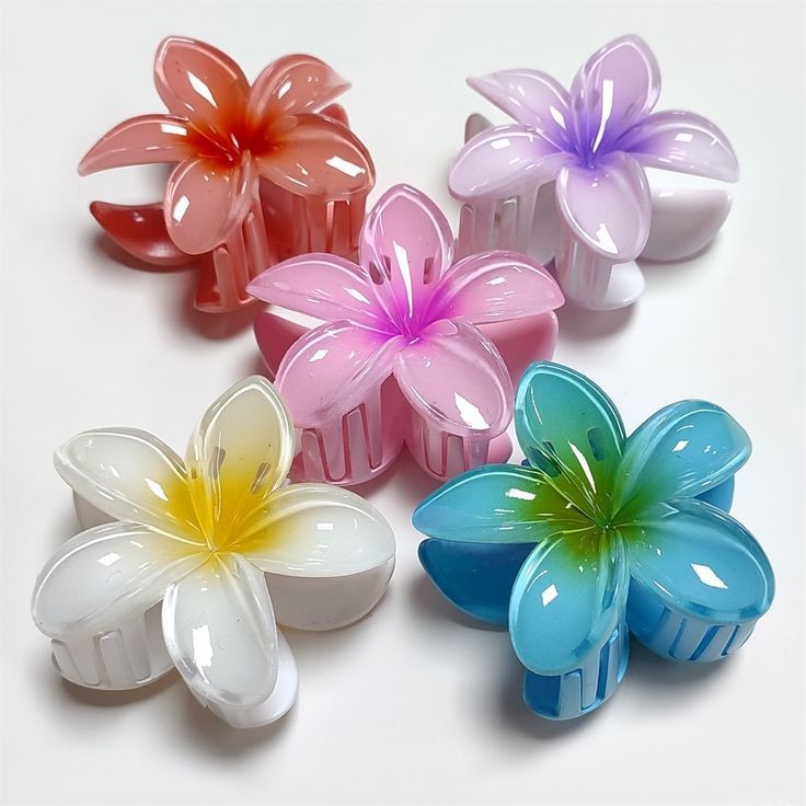 Presilha Piranha de Cabelo Flor Grande Prendedor de Cabelo Praia Moda Blogueira Trend - UNIDADE  - ENVIO IMEDIATO
