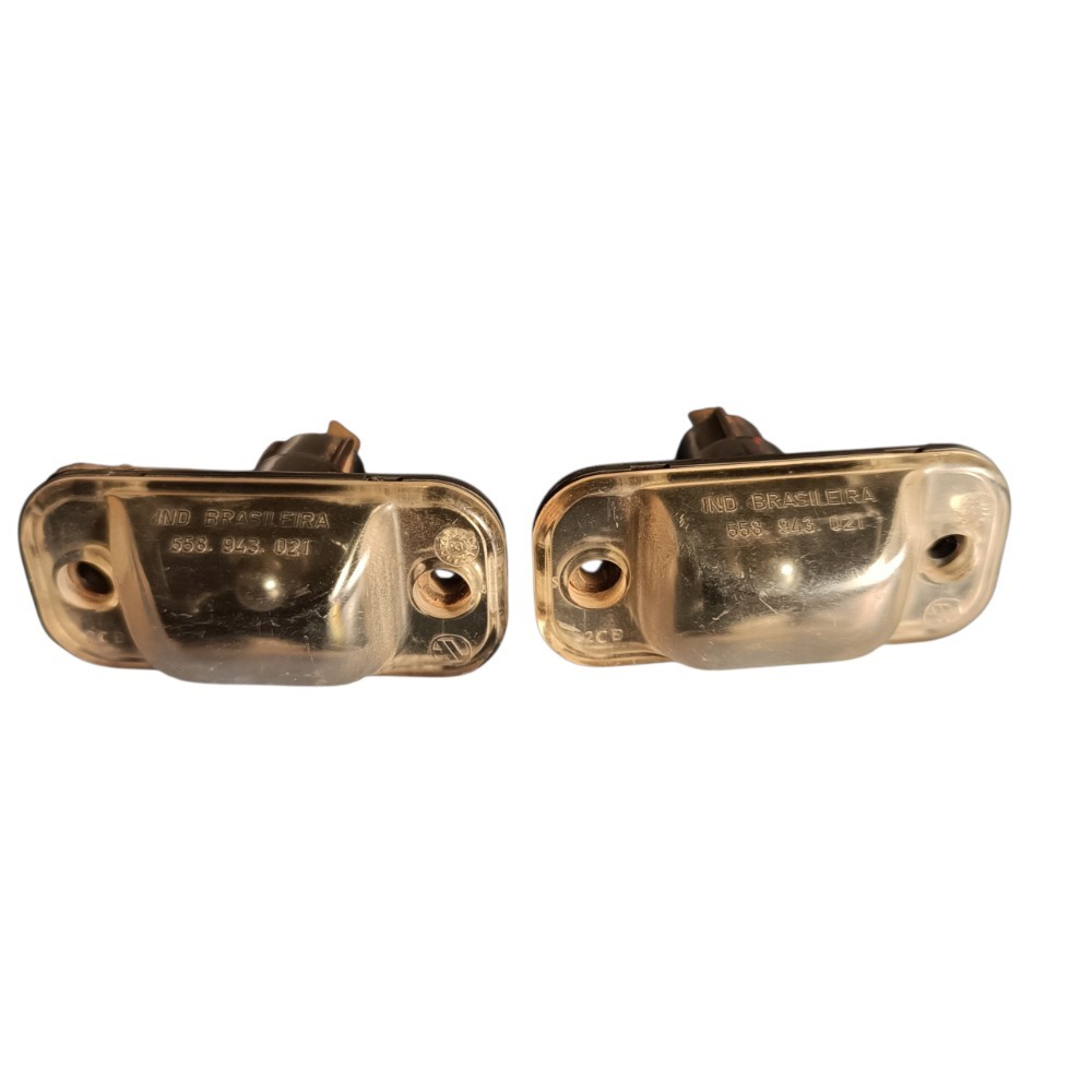 Par Lanterna Luz De Placa Vw Logus Pointer 1992 A 1997 original