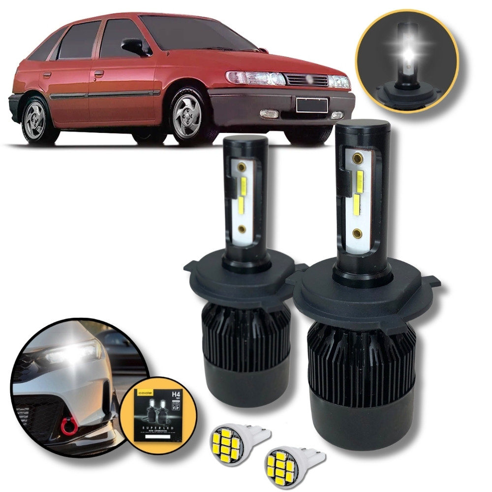 Lâmpadas Super Led Code Farol Alto Baixo VW Pointer 94/1996