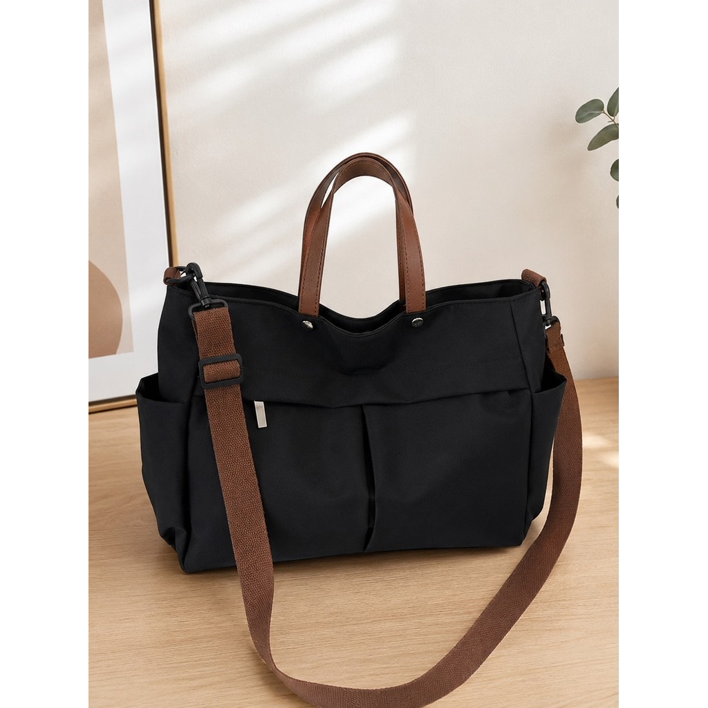 All-Match Novo Estilo Tote Daily Commuter Bag Simples Bolsa Classe Estudante de Grande Capacidade One-