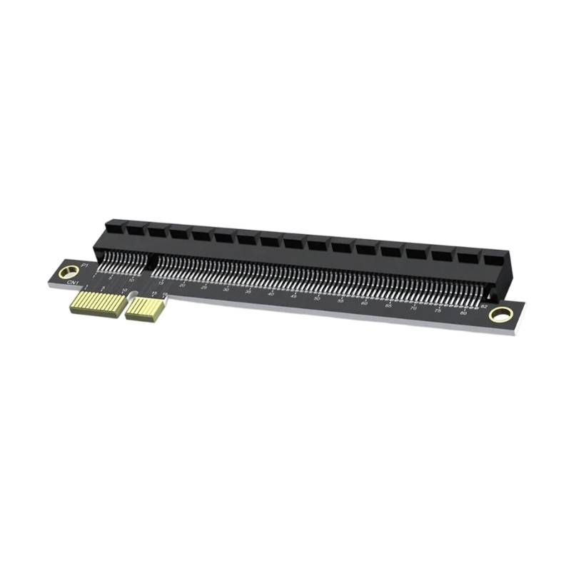 Placa Rígida LI * PCIe X1 Para X16 Slot Uso Interno Expansão Hardware PC