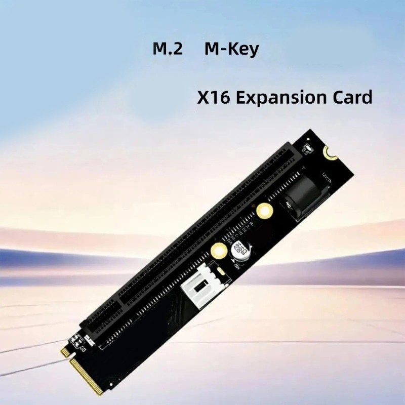 Placa Expansão LI * M 2-Key Slot Físico PCIE X16 Comprimento Total Entrada 12V E Alimentação Auxiliar 4 Pin