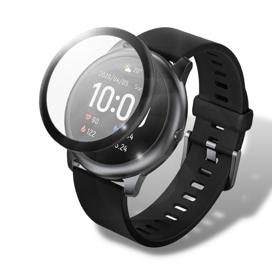 PELÍCULA HAYLOU LS05/R55/solar plus/solar pro/RS4 plus/liteProteção Blindagem Anti Shock Arranhão Relógio Smartwatch GEL