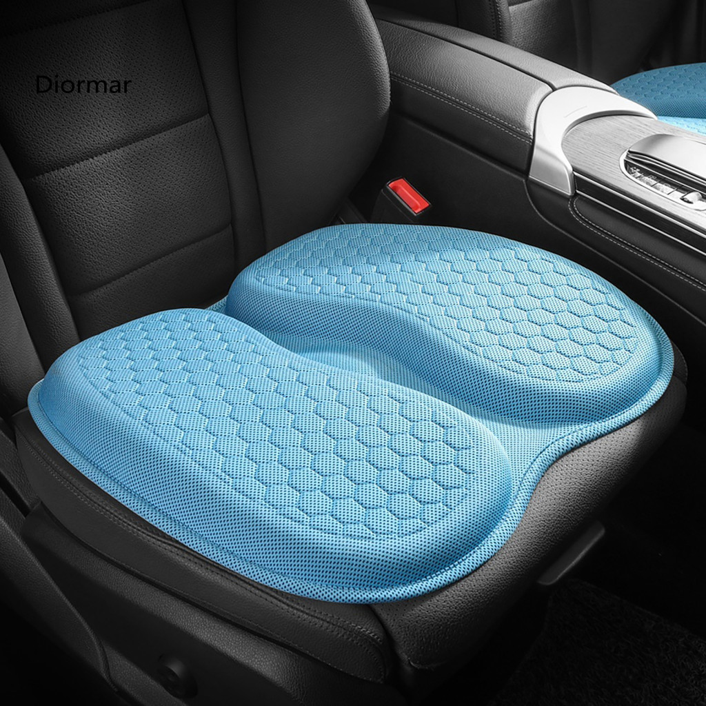 Comfortable Bike Seat Pad Sweat-wicking Cushion Gel Car for Summer Breathable Shock Absorption Hemorrhoid Relief Office