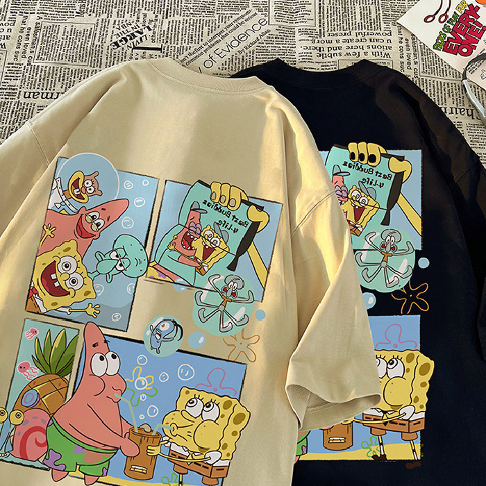 Camiseta Várias Estampas Bob Esponja Patrik Estrela Camisa 100% Algodão Envio imediato 15