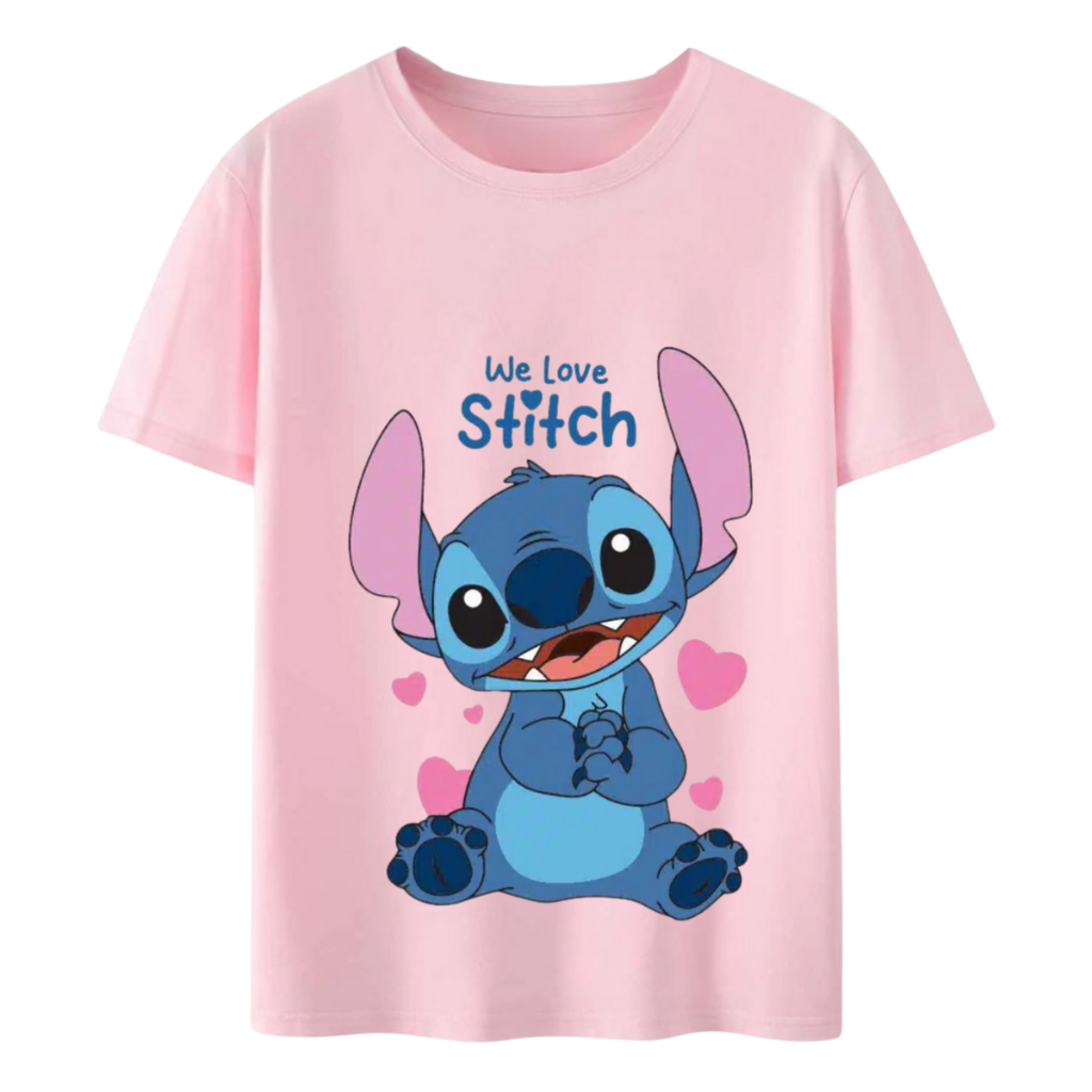 camisa infantil menino menina STITCH MARVEL SONIC BOB ESPONJA MARGARIDA MINNIE MICKEY PATRULHA CANINA - 100% Algodão.