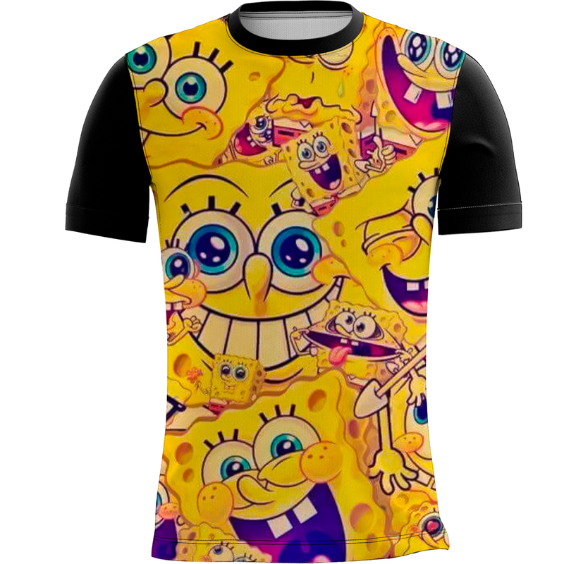 Camiseta Personalizada Bob Esponja Animação Humor 03_x000D_