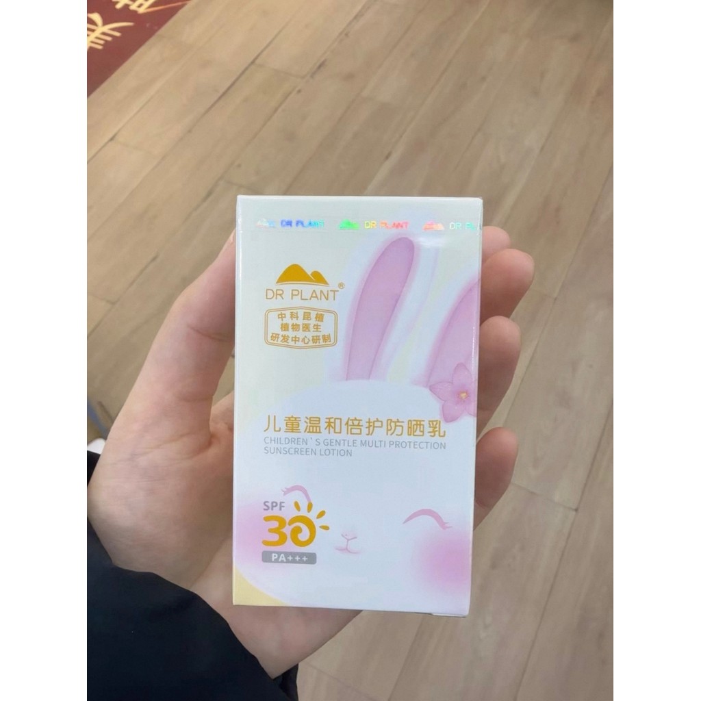 Botanical Doctor Loção Protetor Solar Suave Dupla Proteção Infantil 30g Protetor Solar de Verão Essência Botânica Escolh