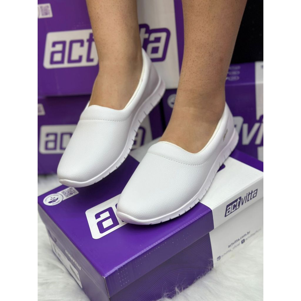 Tênis Sapatilha  Feminino Activitta Original Ultraconforte Menina Slip Calce Facil