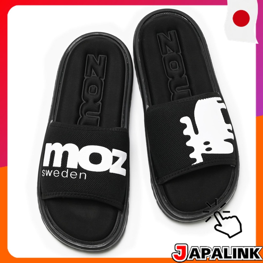moz Sandália Masculina Relaxante com Solado Macio e Leve 6827 Preta 【Direct from Japan】