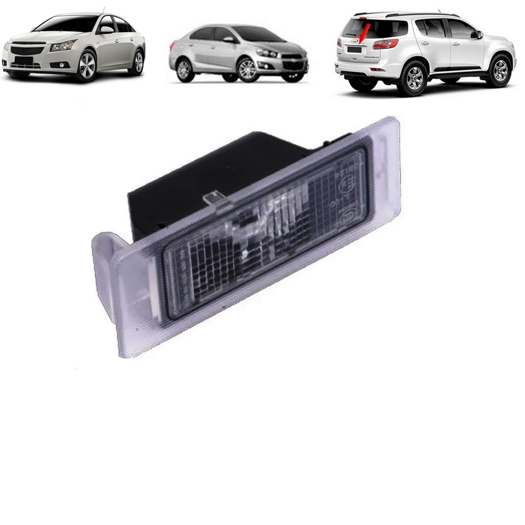 Lanterna Da Placa Cruze Hatch 12/15 Tracker Sonic Sedan Trailblazer