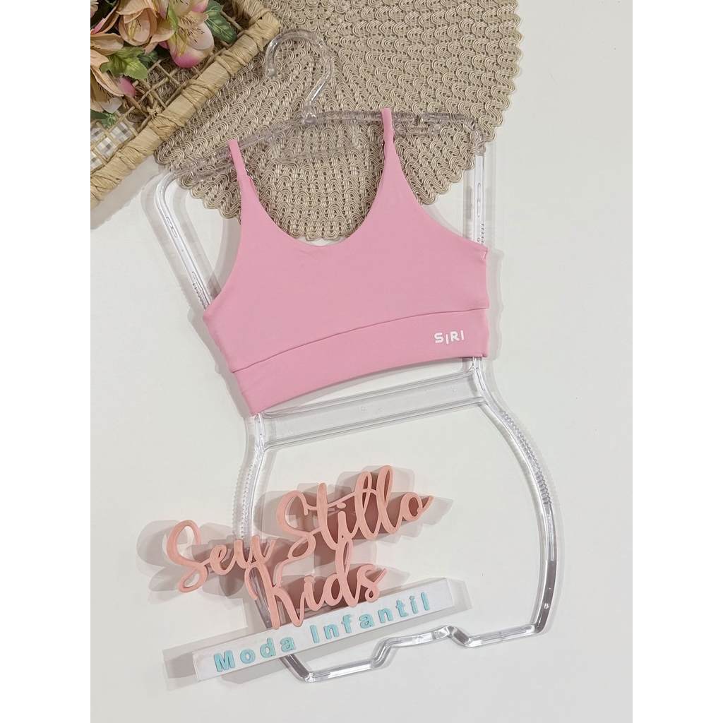Top Infantil Siri Kids Sport Sara Attack Rosa 42763