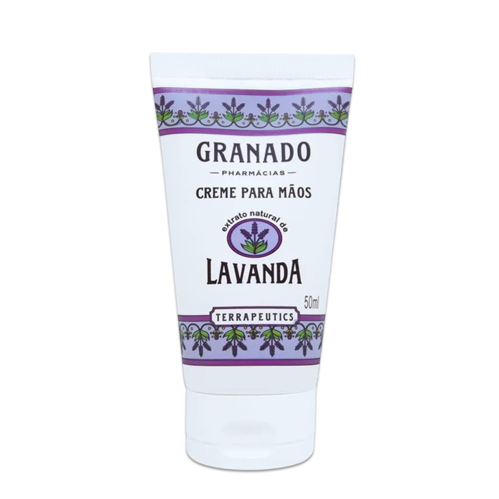 Creme Hidratante para Mãos 50ml Lavanda Hidratante Terrapeutics Granado