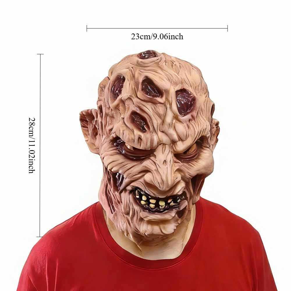 Freddy Horror Latex Fancy Mask Halloween Cosplay Halloween Horror Movie Latex Face Ghost Mask