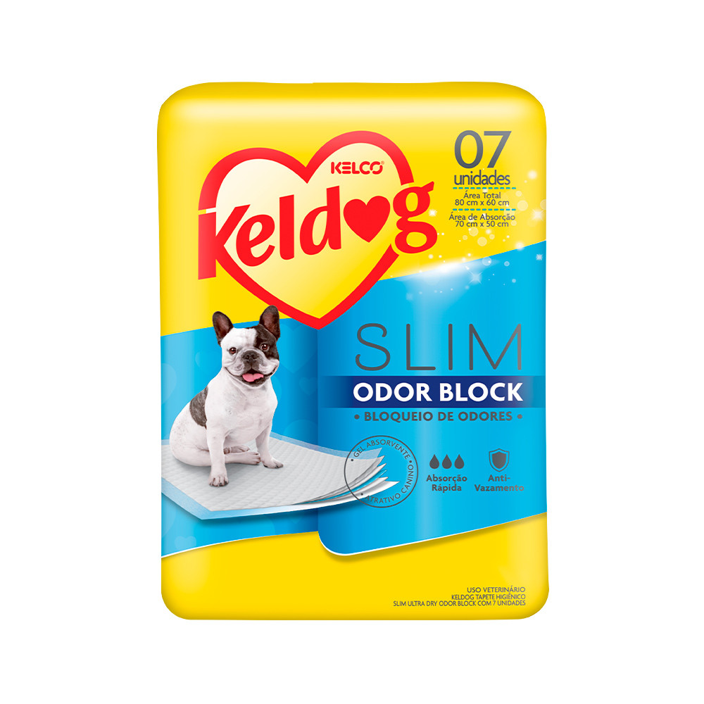 Tapete Higiênico Slim Ultra Dry Odor Block – 7 Unidades