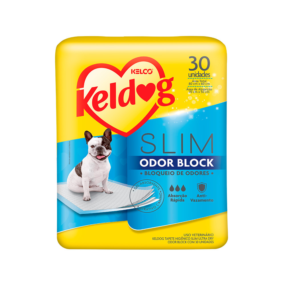 Tapete Higiênico Slim Ultra Dry Odor Block – 30 Unidades