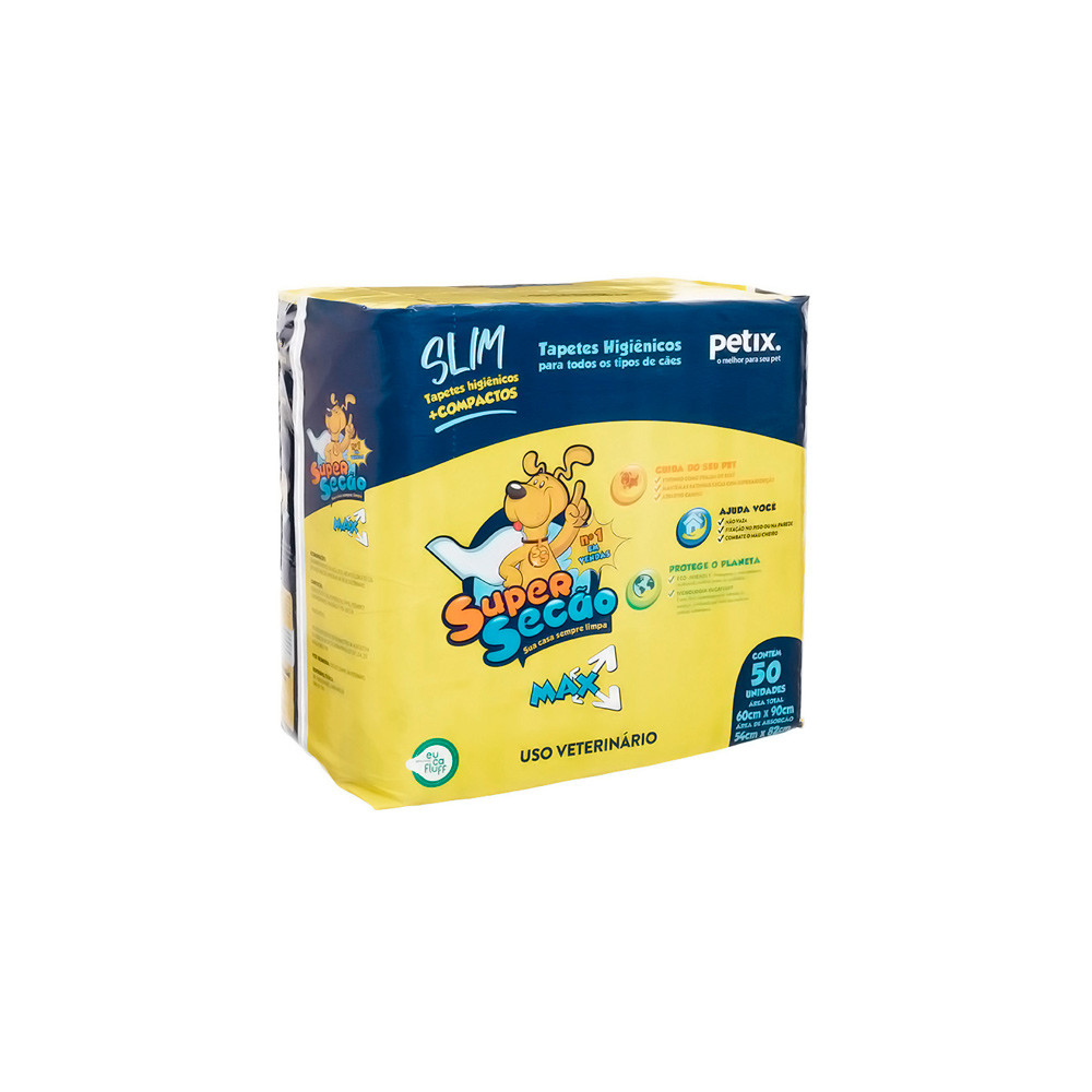Tapete Higienico Petix Super Secao Max Slim 60X90 C 50