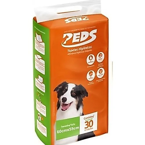 CONFORT PEDS SLIM TAPETE HIGIENICO 60X55 Com 30 unids.