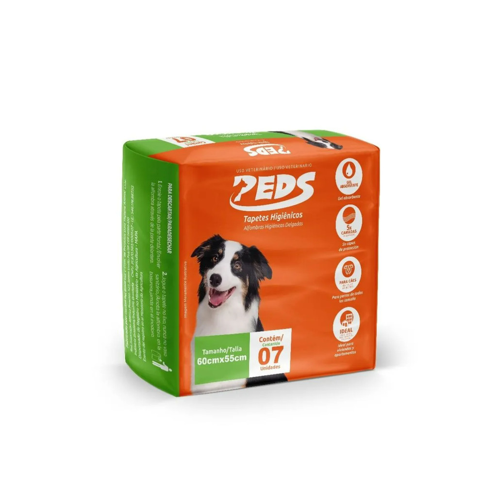 CONFORT PEDS SLIM TAPETE HIGIENICO 60X55 C/07