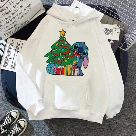Moletom Lilo Stich Árvore De Natal 2025
