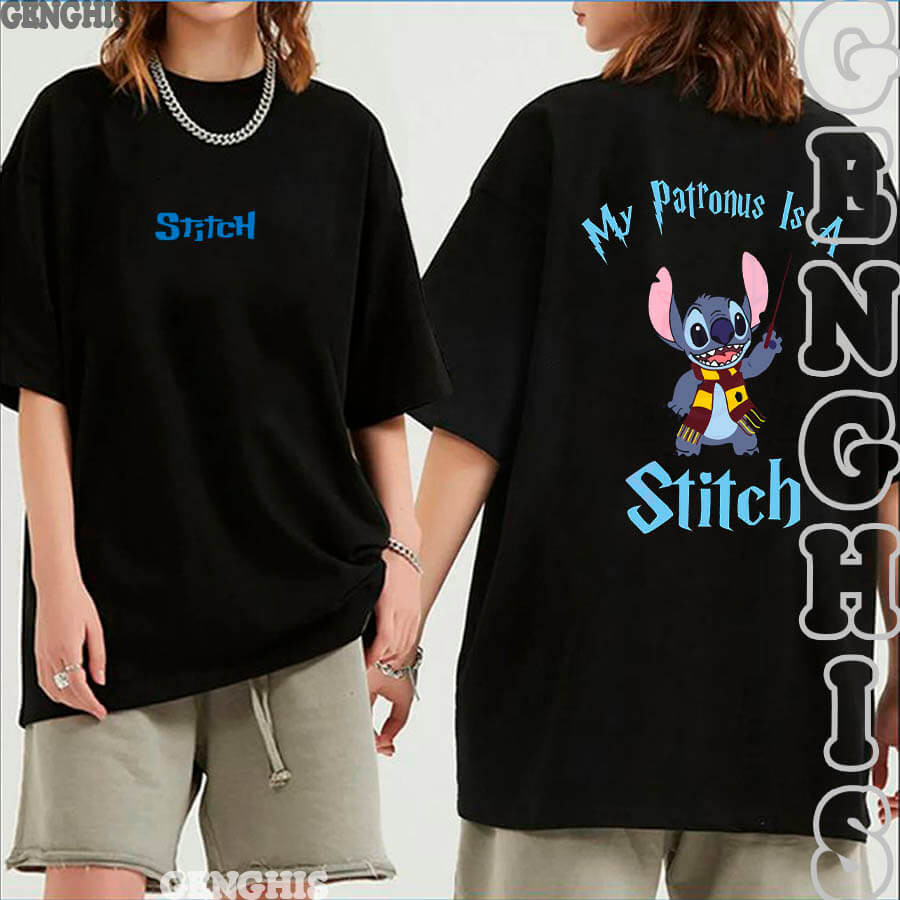 Camisa Stitch Harry Potter Desenho Filme Camiseta Criança Unissex Lilo & Stitch