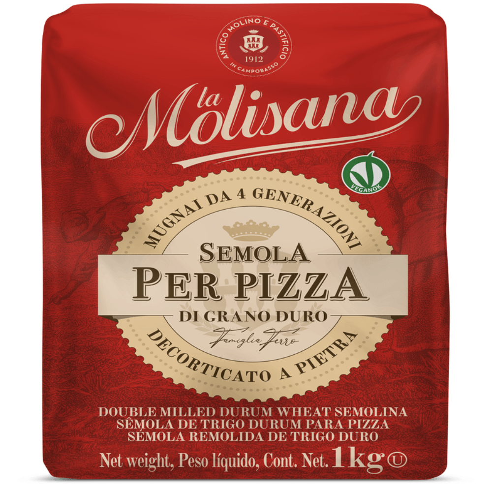 Farinha Pizza Italiana La Molisana 1kg – Trigo Premium Importado