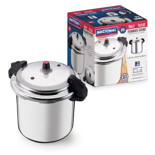 Panela Pressao 20 Litros Industrial Alta Capacidade Fechamento Externo Cozinha Profissional