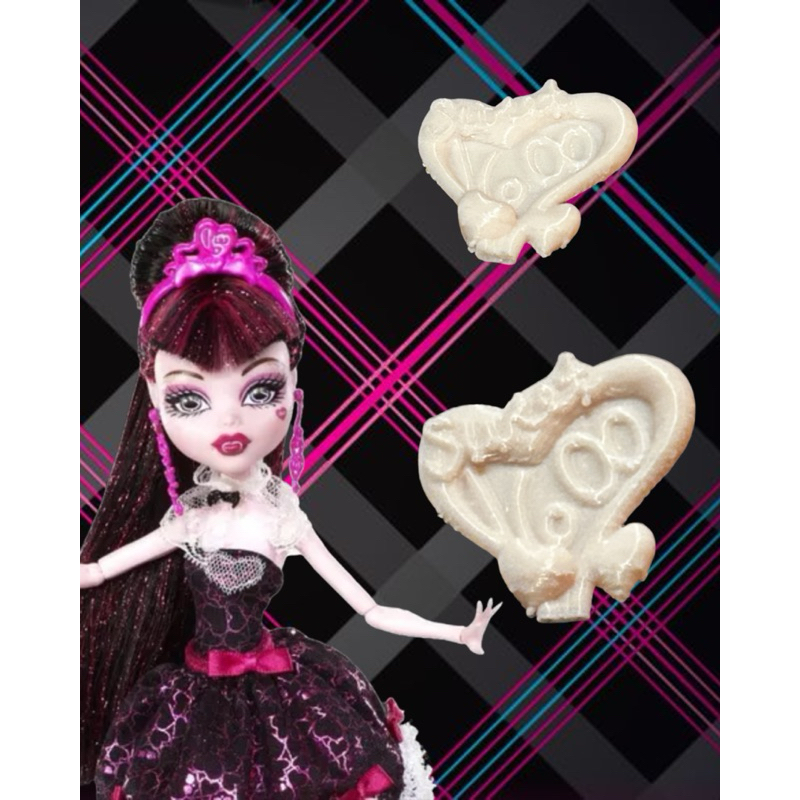 Topo de Bolo Draculaura 1600 Monster High Boneca