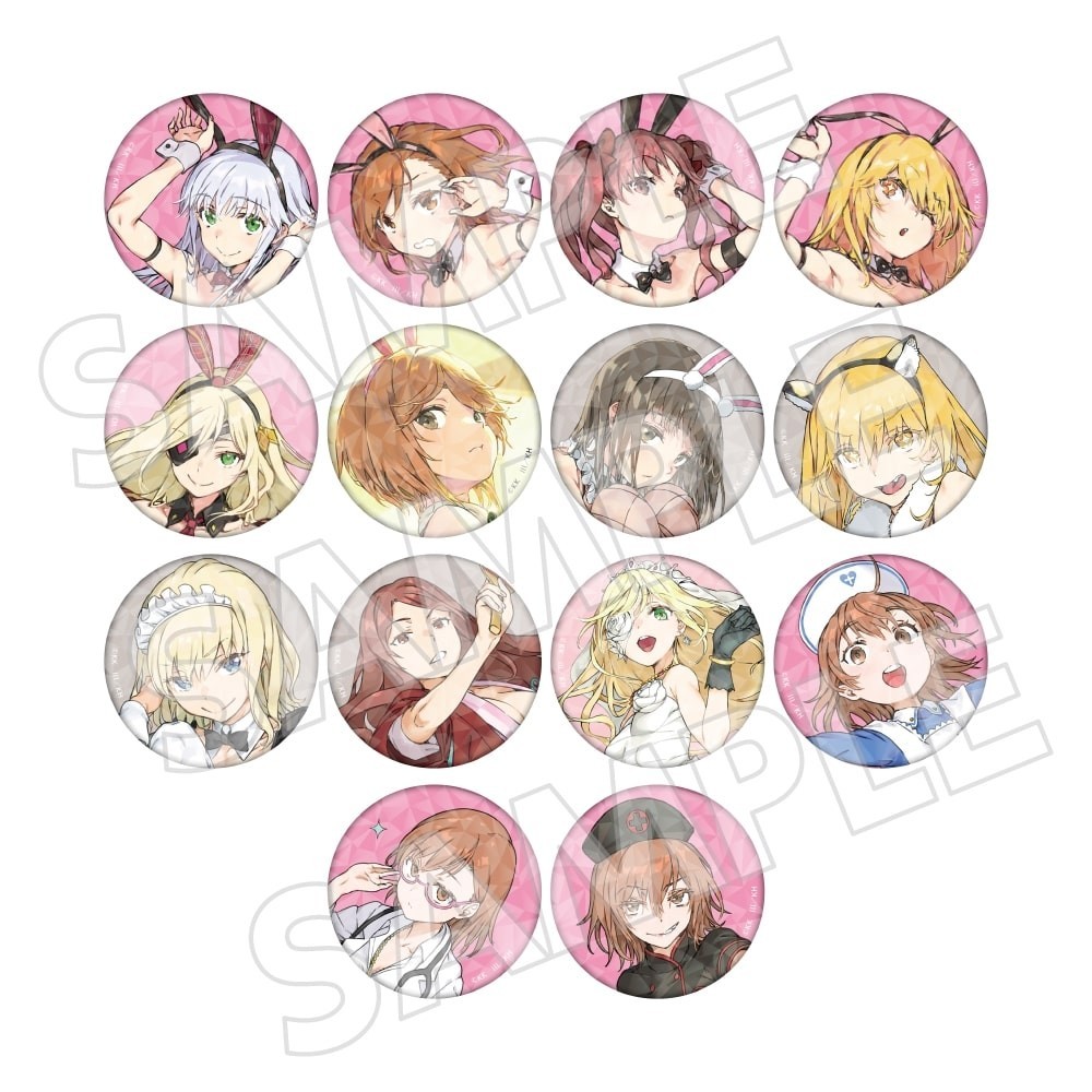 Dream Valley Ready Stock Catálogo de livros proibidos mágicos KADOKAWA Mercadoria com emblema redondo holográfico de 20o