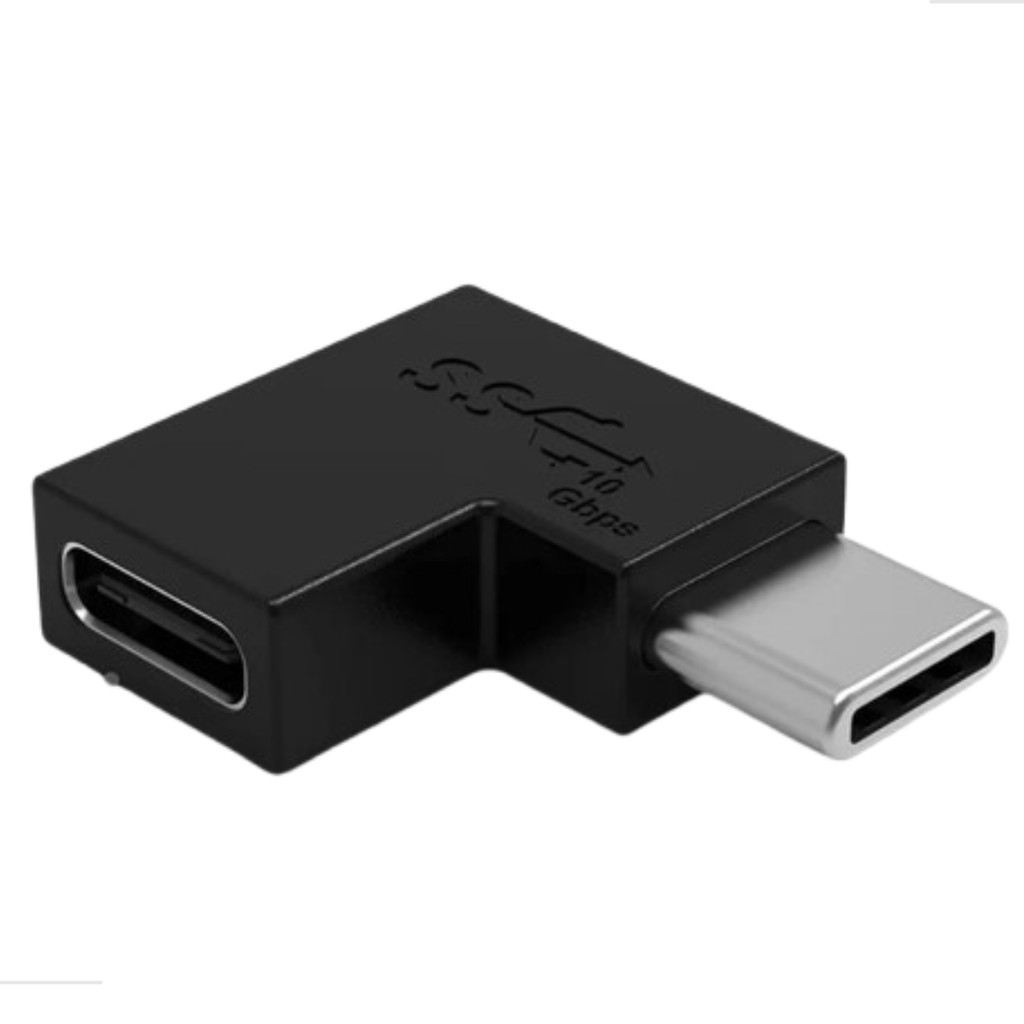 Adaptador Usb Tipo C Tipo C Duas Pontas Em L 90 Graus
