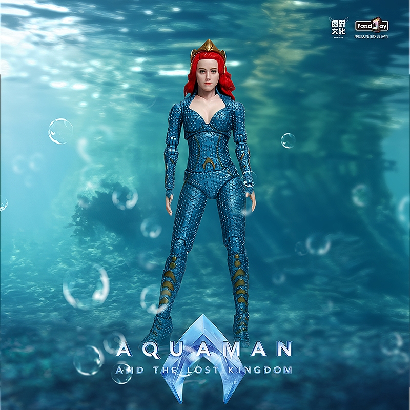 [Em Estoque] Fondjoy Toys DC Multiverse Aquaman E O Reino Perdido Mera Figura De Ação De 7 Polegadas