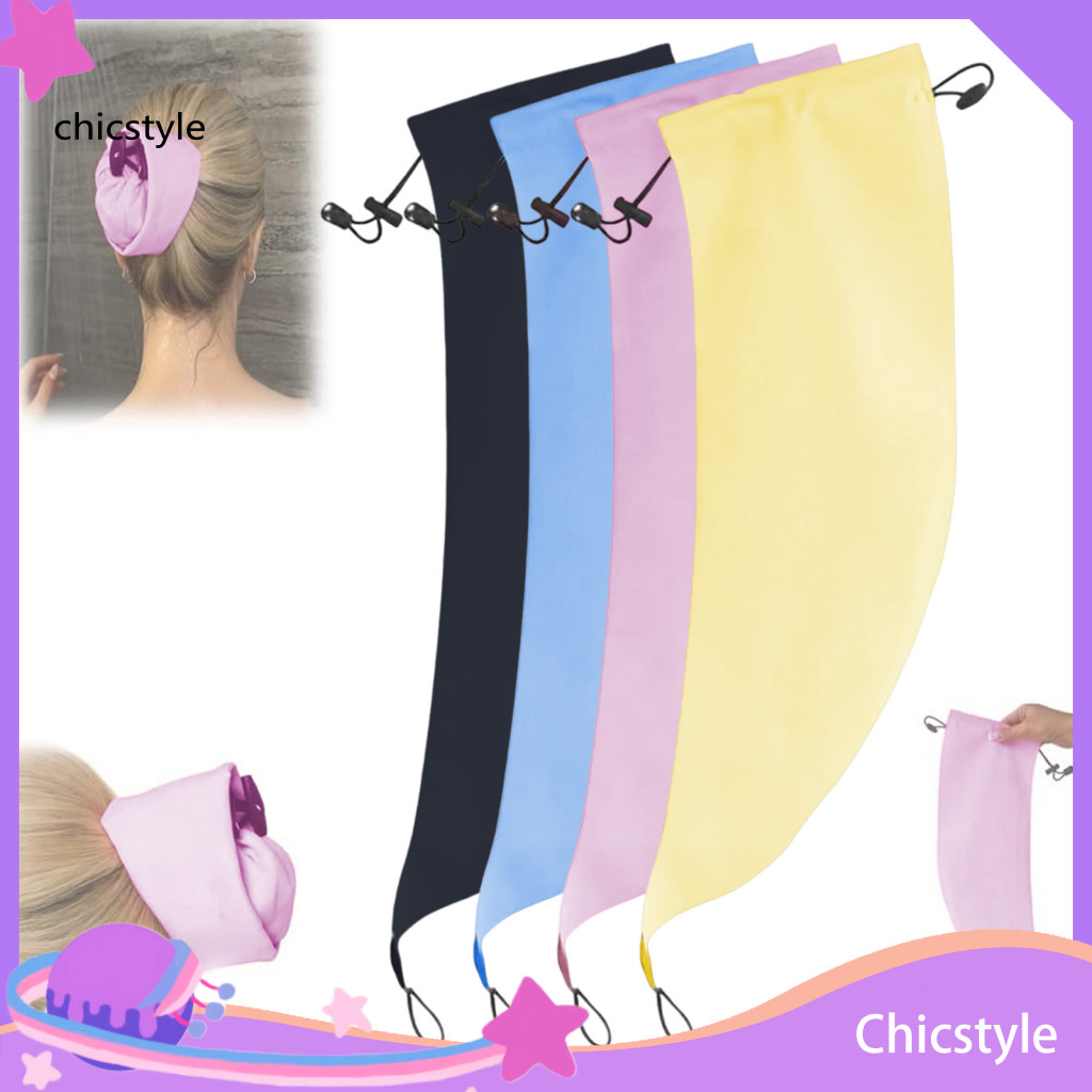 Protect Styled Hair Protection Cap Waterproof Ponytail Shower for Long – Reusable Bathing Hat with Sleeve Perfect for