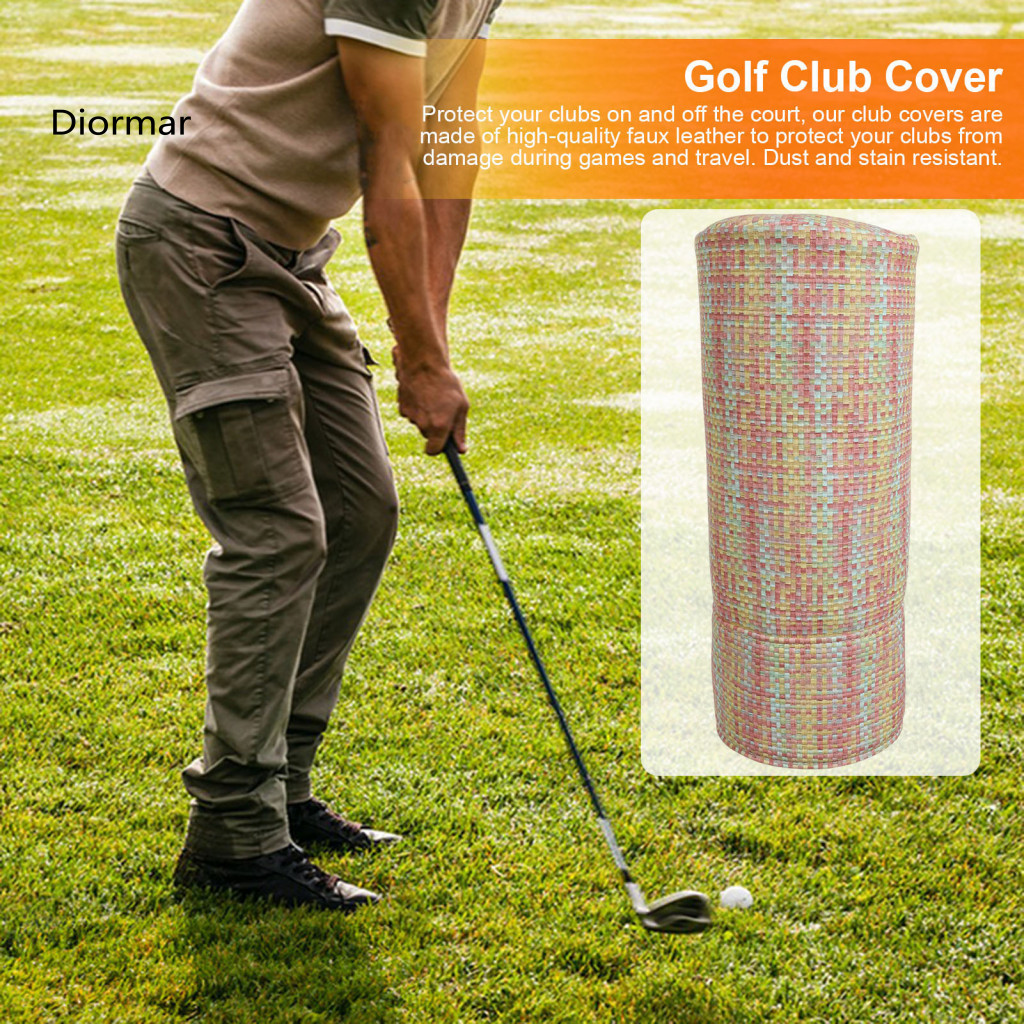 Golf Club Head Cover Sleeve Protector Waterproof Dustproof Protective Headcover for Clubs Easy to Clean Durable Golfing