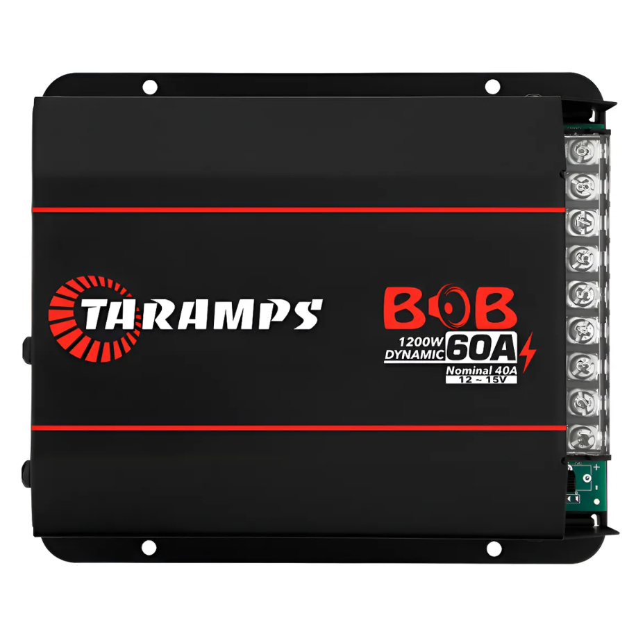 Fonte 60a Carregador Taramps Bob Amperes 12v 1200w Preto