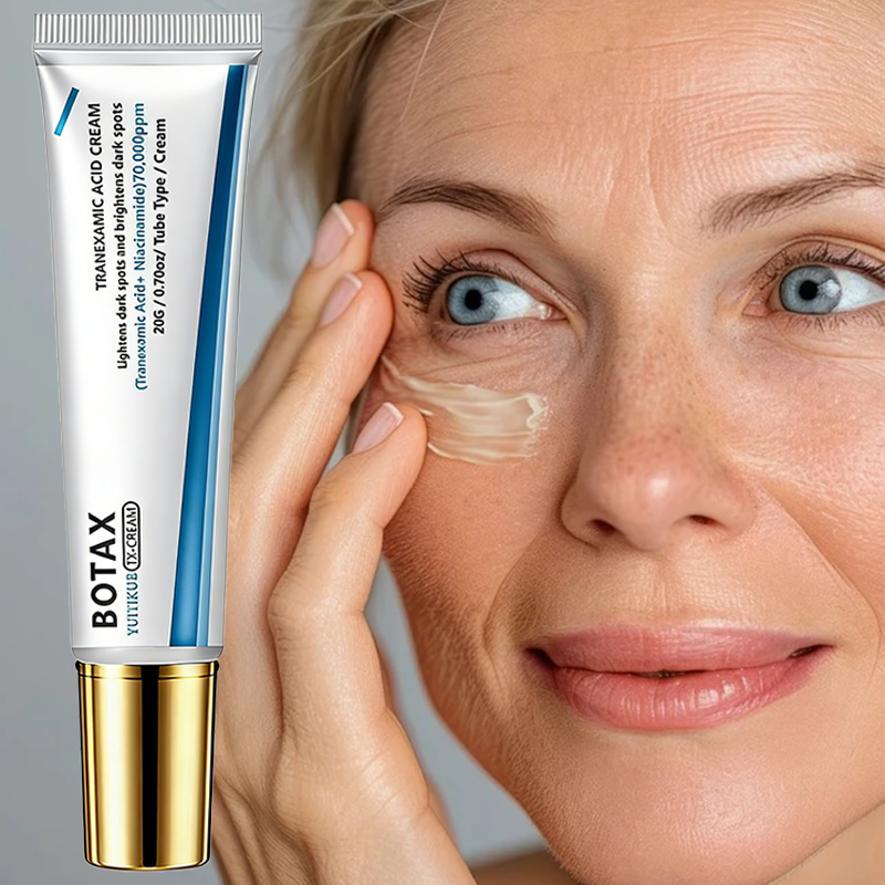 YUITIKUB Ácido Tranexâmico Creme Para Os Olhos 20g Niacinamida Colágeno Firmador Iluminando Manchas Escuras Hidratante S