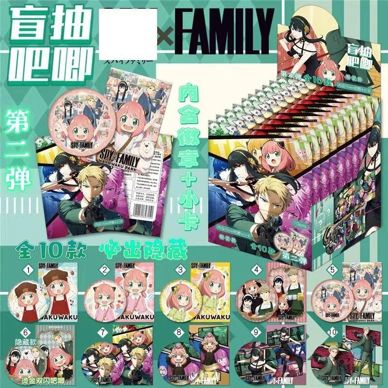 10 Unidades/Caixa Anime Ooshi NO KO SPY Família BOCCHI THE ROCK Cosplay Emblema Hoshino Ai Anya Forger Gotoh Hitori Pin