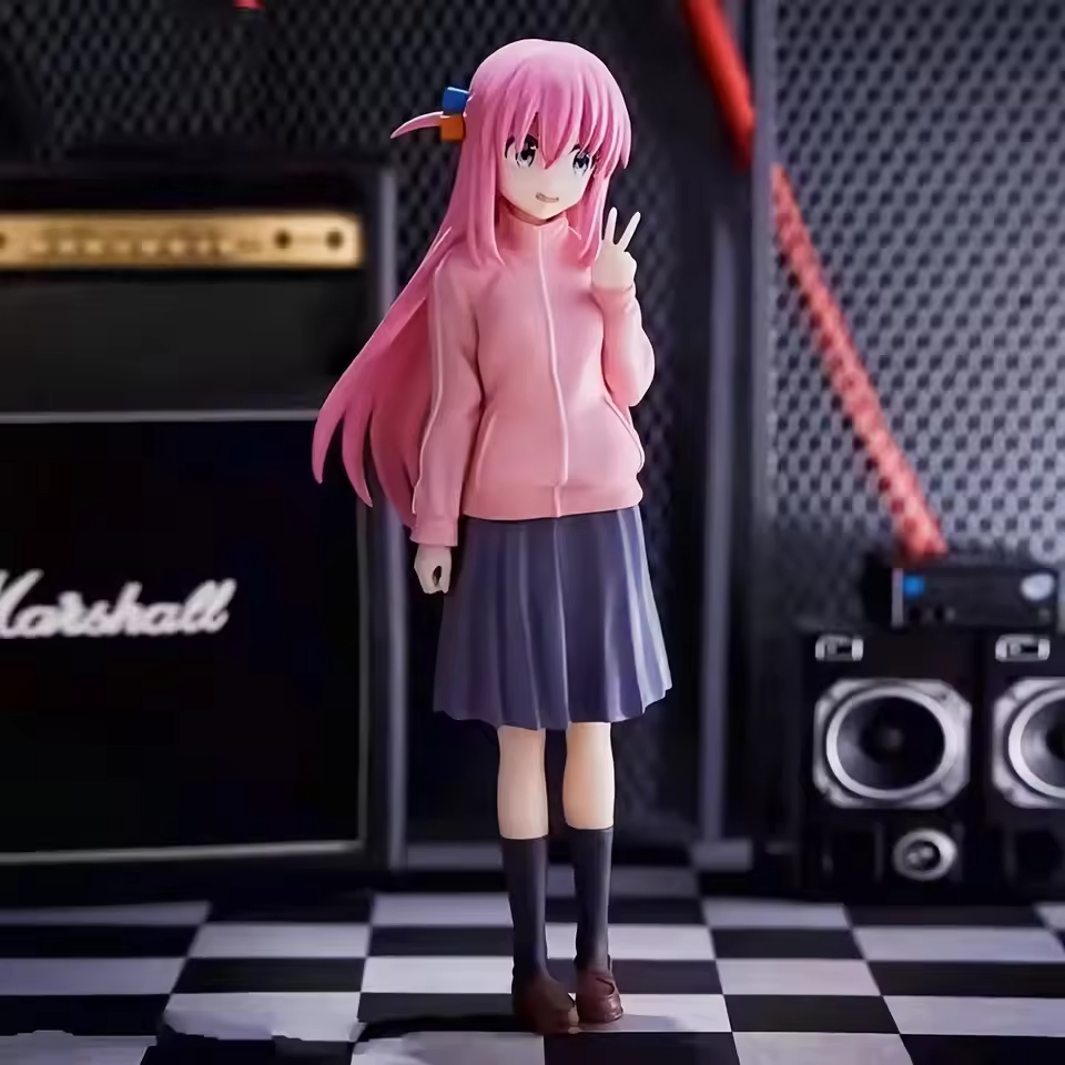 Anime Action Figure 8cm 16cm Gotoh Hitori BOCHI THE ROCK! Guitar Girl Figure, Coleções de Decoração Desktop, Brinquedos