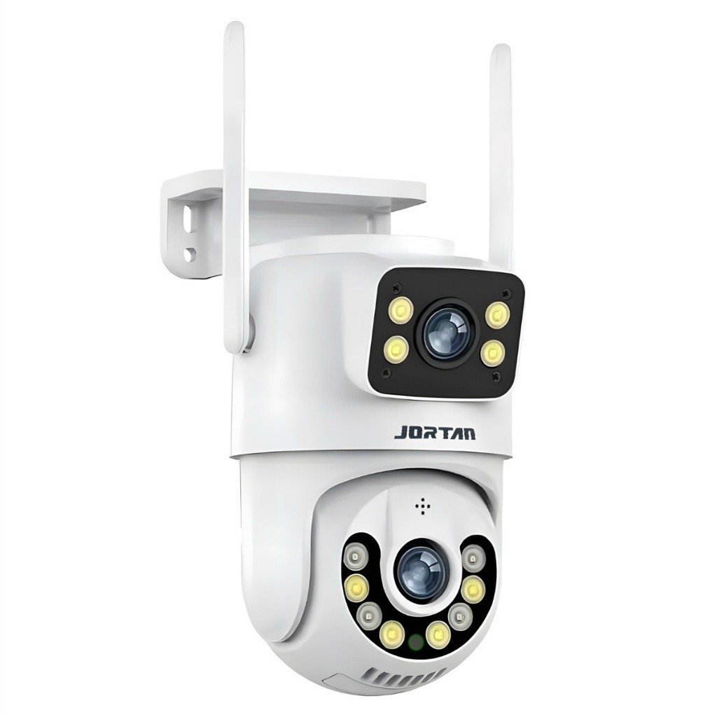 Câmera de Segurança IP Wi-fi Branco IP66 4MP de Lente Dupla - com App YOOSEE