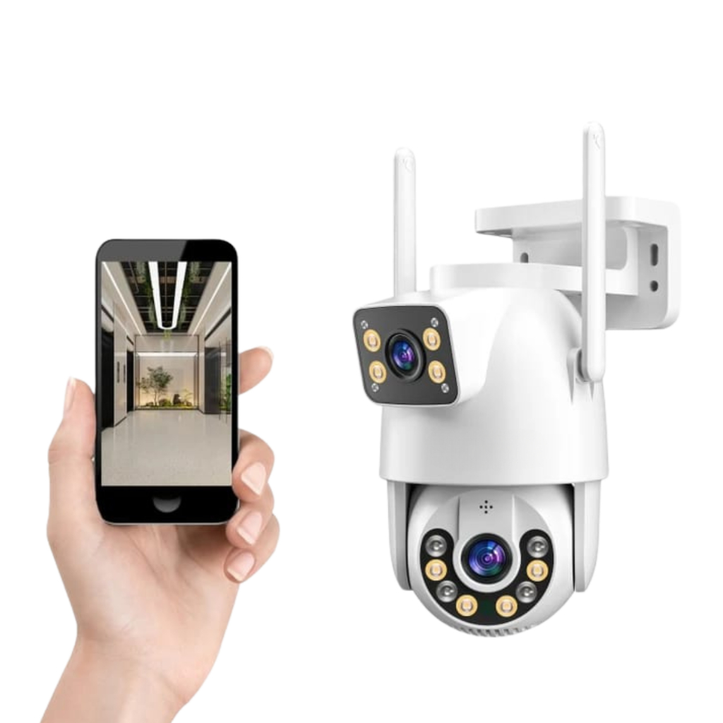 Câmera Wi-fi Ptz 4mp Rastreamento Lente E Tela Dupla Yoosee